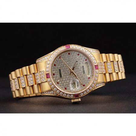 Superclone Rolex Day-Date 37mm Diamond Dial 621614 4