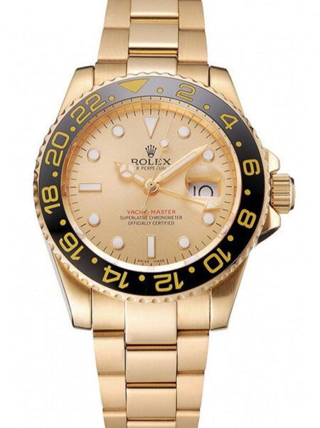 Swiss Fake Rolex GMT-Master II 41mm Gold Dial 1453749