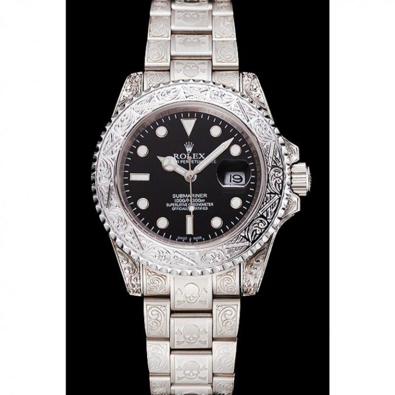 Superclone Rolex Submariner Black Dial 1454093 Perspective View