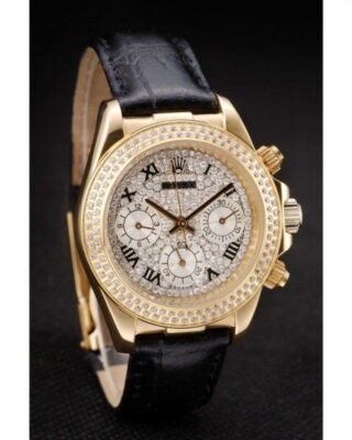 Replica Rolex Daytona Diamond Dial 98238 Angle Detail