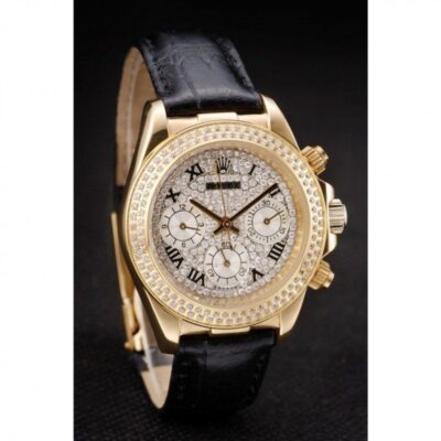Replica Rolex Daytona Diamond Dial 98238 Angle Detail