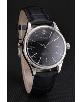 Superclone Rolex Cellini Black Dial REP016809 Angle Detail