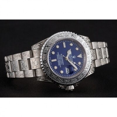 Superclone Rolex Submariner Blue Dial 1454094 Close-Up Focus