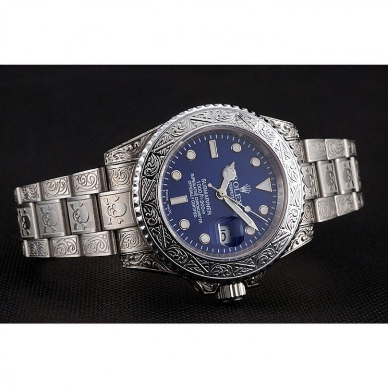 Superclone Rolex Submariner Blue Dial 1454094 Close-Up Focus