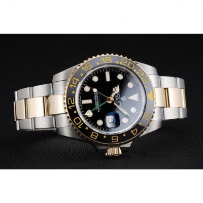 Superclone Rolex GMT-Master II Black Dial 80295 Close-Up Focus