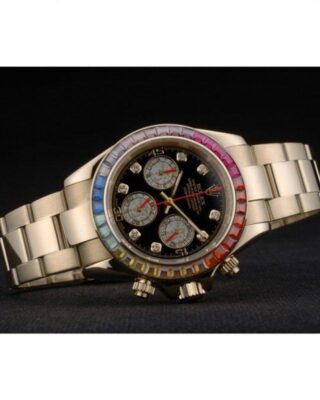 Replica Rolex Daytona Black Dial 80251 Close-Up Focus