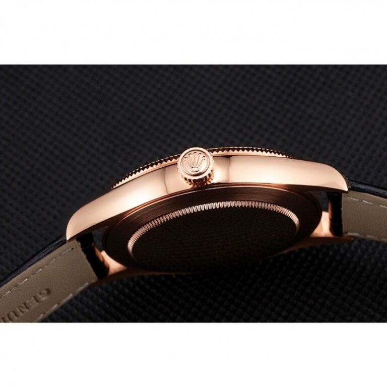 Superclone Rolex Cellini Black Dial REP016792 Alternate Angle
