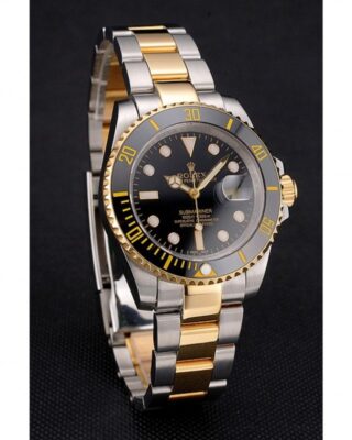 Superclone Rolex Submariner Black Dial PR16233BG Angle Detail