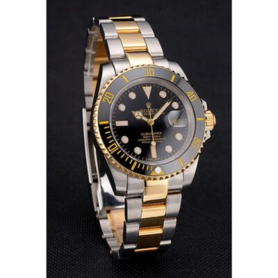 Superclone Rolex Submariner Black Dial PR16233BG Angle Detail