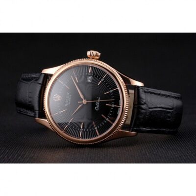 Superclone Rolex Cellini Black Dial REP016799 Design Element