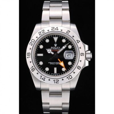 Superclone Rolex Explorer Black Dial REP016820 Perspective View