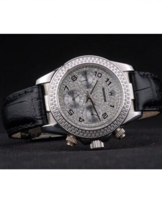 Replica Rolex Daytona Diamond Dial REP016830 Angle Detail