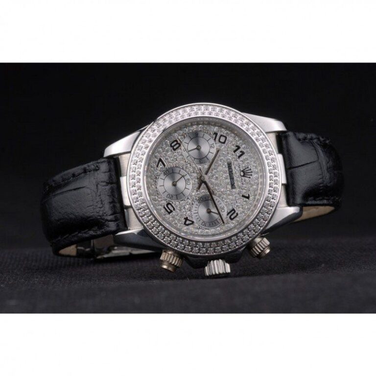 Replica Rolex Daytona Diamond Dial REP016830 Angle Detail