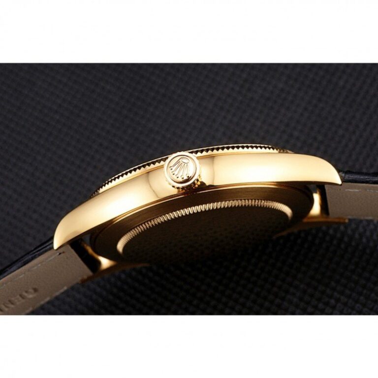 Superclone Rolex Cellini Black Dial REP016807 Alternate Angle