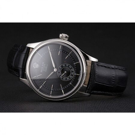 Superclone Rolex Cellini 38mm Black Dial REP016790 4