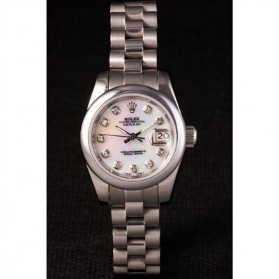 Replica Rolex Datejust White Dial RL123 Perspective View