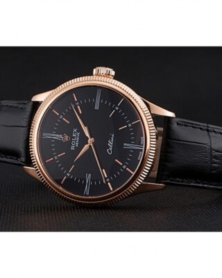 Superclone Rolex Cellini Black Dial 622656 Design Element