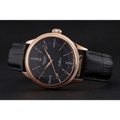 Superclone Rolex Cellini Black Dial 622656 Design Element