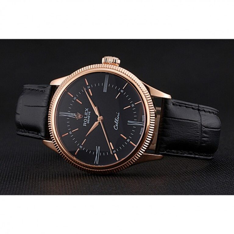 Superclone Rolex Cellini Black Dial 622656 Design Element