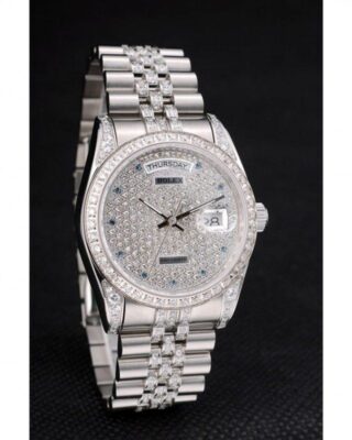 Replica Rolex Day-Date Diamond Dial 41985 Angle Detail