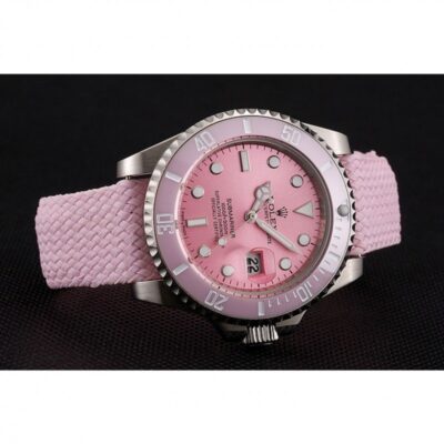 Replica Rolex Submariner Pink Dial 1453866 Angle Detail