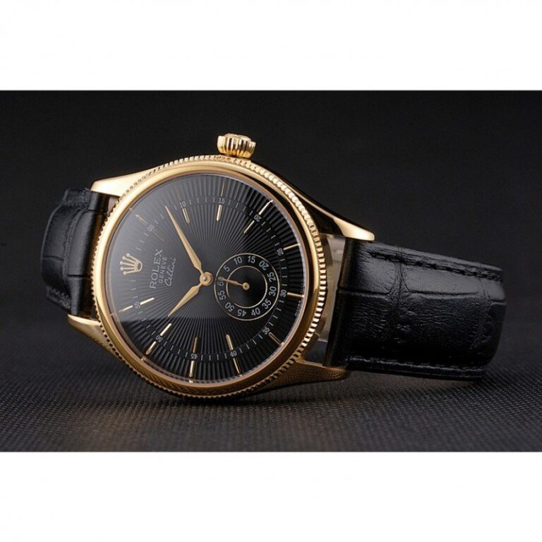 Superclone Rolex Cellini Black Dial REP016806 Design Element