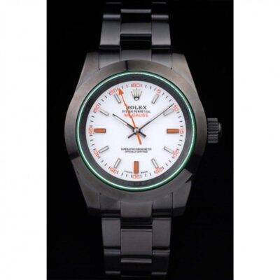 Replica Rolex Milgauss White Dial PR116610 Perspective View
