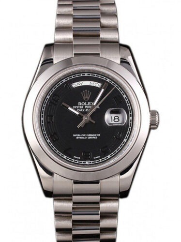 Superclone Day-Date Black Dial 80294