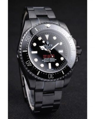 Superclone Rolex Deepsea Black Dial REP016819 Angle Detail