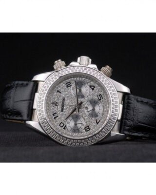Replica Rolex Daytona Diamond Dial REP016830 Close-Up Focus