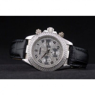 Replica Rolex Daytona Diamond Dial REP016830 Close-Up Focus