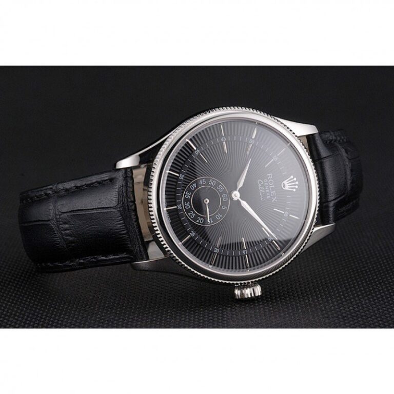 Superclone Rolex Cellini Black Dial REP016790 Design Element