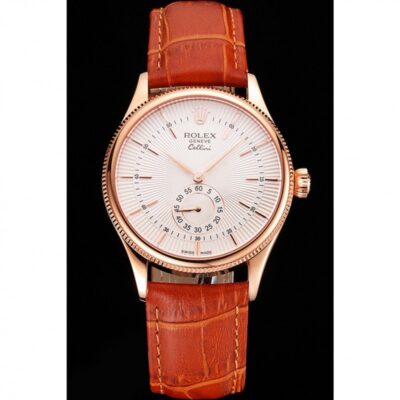 Superclone Rolex Cellini White Dial REP016813 Perspective View