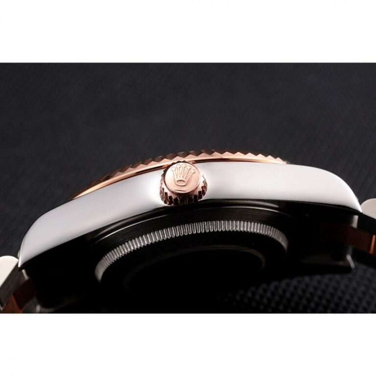 Superclone Rolex Datejust Rose-Gold Dial REP016816 Alternate Angle