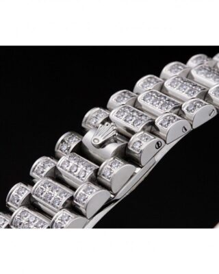 Superclone Rolex Day-Date Diamond Dial 621613 Profile Shot