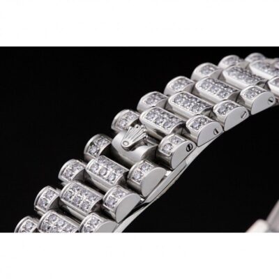 Superclone Rolex Day-Date Diamond Dial 621613 Profile Shot