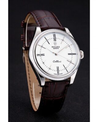 Replica Rolex Cellini White Dial 622839 Close-Up Focus