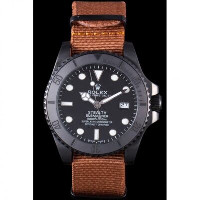 Replica Rolex Submariner Black Dial RL426 621388 Perspective View