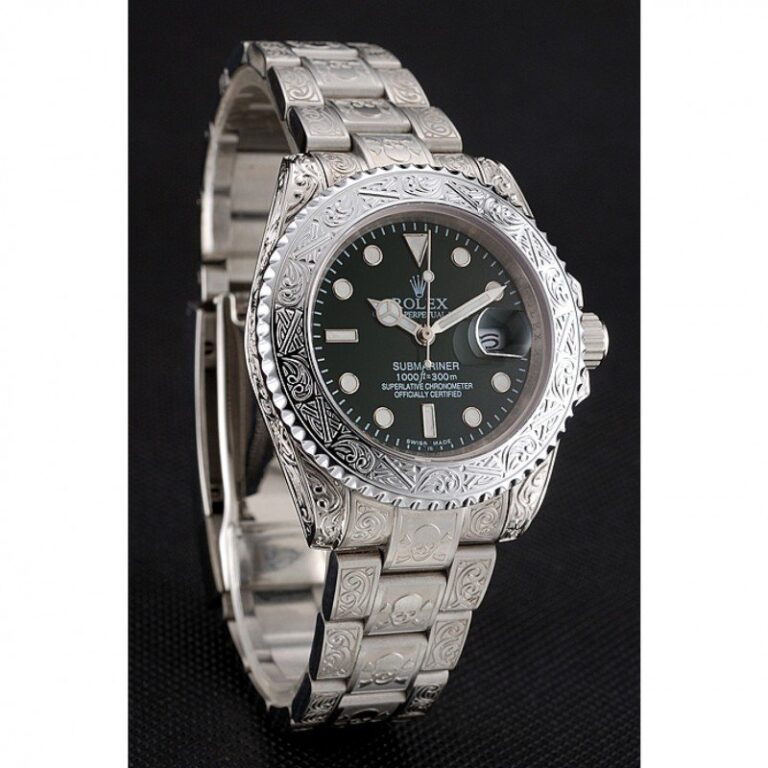 Replica Rolex Submariner Black Dial 1454080 Angle Detail