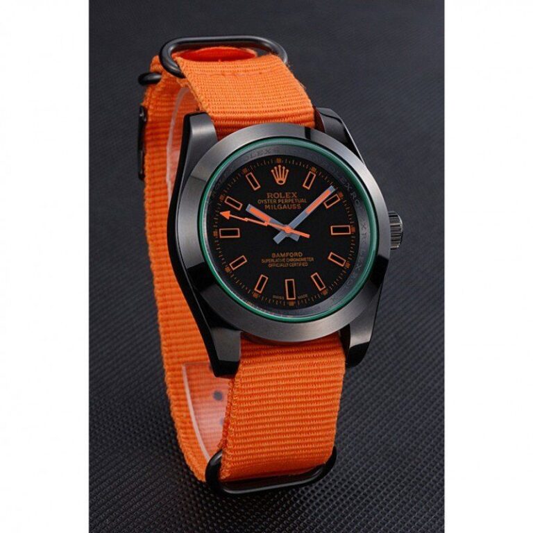Replica Rolex Milgauss Black Dial 622003 Angle Detail