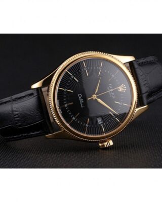 Superclone Rolex Cellini Black Dial REP016807 Design Element
