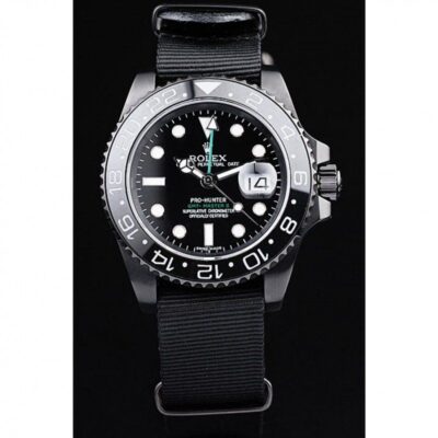 Superclone Rolex GMT-Master II Black Dial REP016827 Perspective View