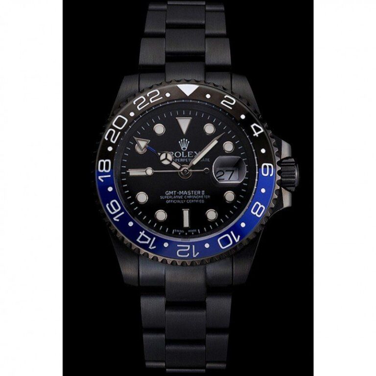 Superclone Rolex GMT-Master II Black Dial PR18239 Perspective View