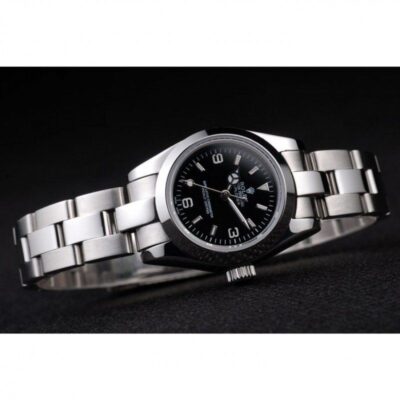 Replica Rolex Explorer Black Dial 98089 Close-Up Focus