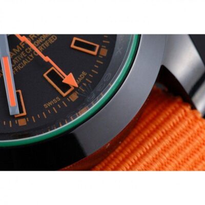 Replica Rolex Milgauss Black Dial 622003 Profile Shot