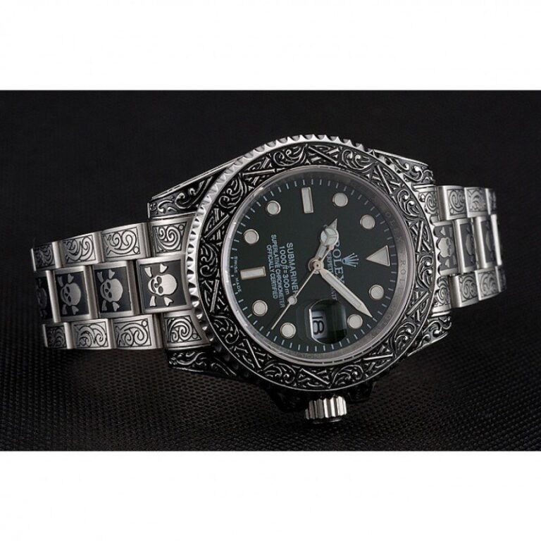 Replica Rolex Submariner Green Dial 1454079 Close-Up Focus