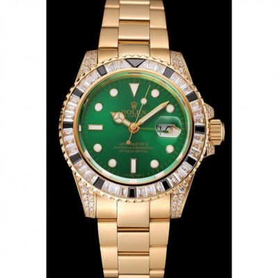 Superclone Rolex GMT-Master II Green Dial 1453748 Perspective View