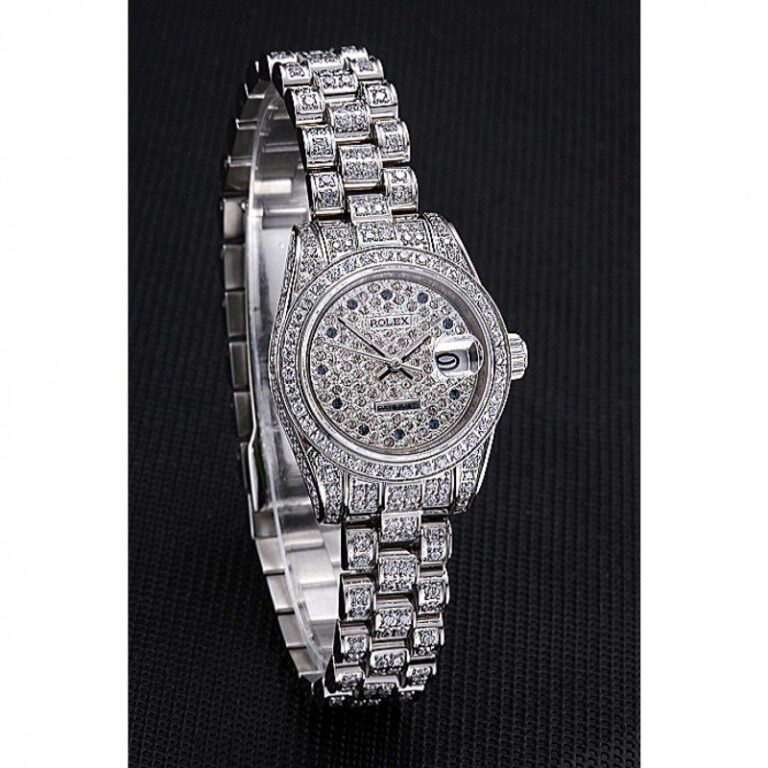Superclone Rolex Datejust Silver Dial 622022 Angle Detail