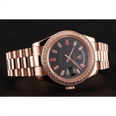 Superclone Rolex Day-Date Black Dial 1454102 Design Element