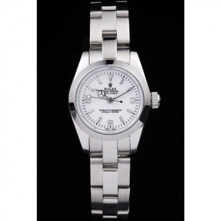 Replica Rolex Explorer White Dial 98088 Perspective View